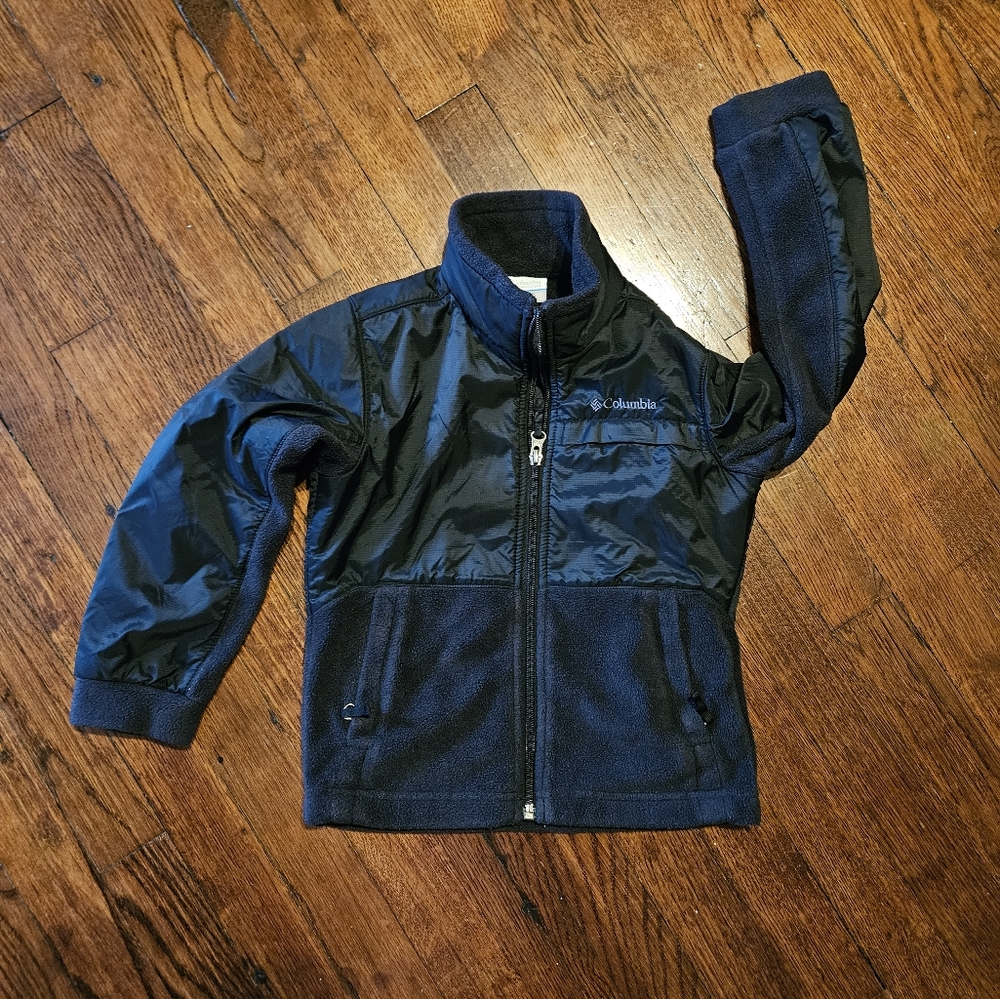 Colombia Steens Mt overlay fleece jacket size 4/5